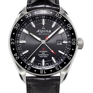 Alpina-AL550G5AQ6-AL-550G5AQ6-Reloj-para-hombres-correa-de-cuero-color-negro-0