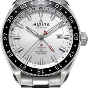 Alpina-Geneve-Alpiner-GMT-4-Reloj-Automtico-para-hombres-Segundo-Huso-Horario-0