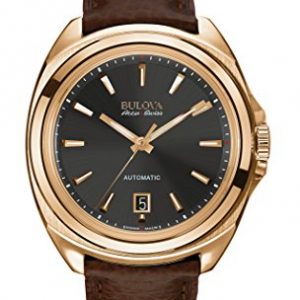 Bulova-Accu-Swiss-64B126-Reloj-correa-de-cuero-color-marrn-0