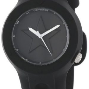 Converse-VR001-001-Reloj-unisex-de-cuarzo-correa-de-silicona-color-negro-0
