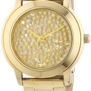 DKNY-NY8437-Reloj-analgico-de-cuarzo-para-mujer-correa-de-acero-inoxidable-chapado-color-dorado-0