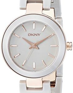 DKNY-ny2356-28-mm-de-acero-inoxidable-Color-Gris-Cermica-Mineral-Reloj-de-mujer-0