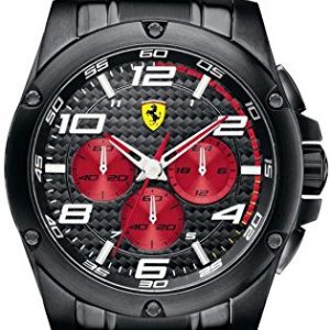 Ferrari-0830037-Reloj-para-hombres-correa-de-acero-inoxidable-color-negro-0