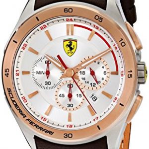 Ferrari-de-cuero-de-los-hombres-0830190-en-el-Gran-Premio-de-la-exhibicin-analgico-de-cuarzo-de-color-marrn-y-reloj-de-pulsera-0