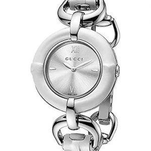 Gucci-YA132406-Reloj-para-mujeres-correa-de-acero-inoxidable-color-plateado-0