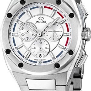 JAGUAR-J805-1-Reloj-crongrafo-de-caballero-de-cuarzo-esfera-gris-blanco-armys-de-acero-inoxidable-0