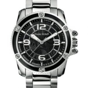 Marc-Ecko-M13583G5-Reloj-analgico-de-cuarzo-para-hombre-con-correa-de-acero-inoxidable-color-plateado-0