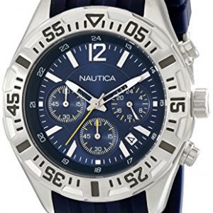 Nautica-N17667G-NST-402-para-hombre-japons-analgico-de-cuarzo-pantalla-azul-reloj-0