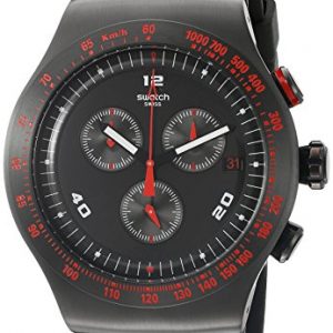 Swatch-Reloj-para-caballero-de-silicona-negro-0