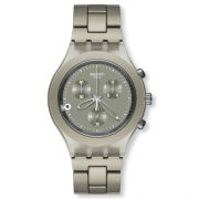 Swatch-SVCG4000AG-Reloj-analgico-de-caballero-de-cuarzo-con-correa-de-aluminio-marrn-0-0