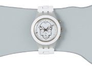 Swatch-SVCW4000AG-Reloj-analgico-de-caballero-de-cuarzo-con-correa-de-aluminio-blanca-0-2