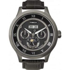 Timex-SL-Series-T2N289-AU-Reloj-de-caballero-de-cuarzo-correa-de-piel-color-negro-0