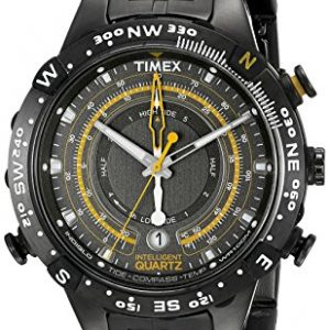 Timex-T2P139D7-Reloj-analgico-de-cuarzo-para-hombre-con-correa-de-acero-inoxidable-color-negro-0