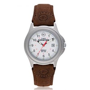 Timex-T445634E-Reloj-analgico-de-mujer-de-cuarzo-con-correa-de-piel-marrn-sumergible-a-50-metros-0